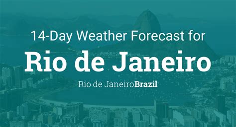 weather com rio de janeiro|rio de janeiro 14 day forecast.